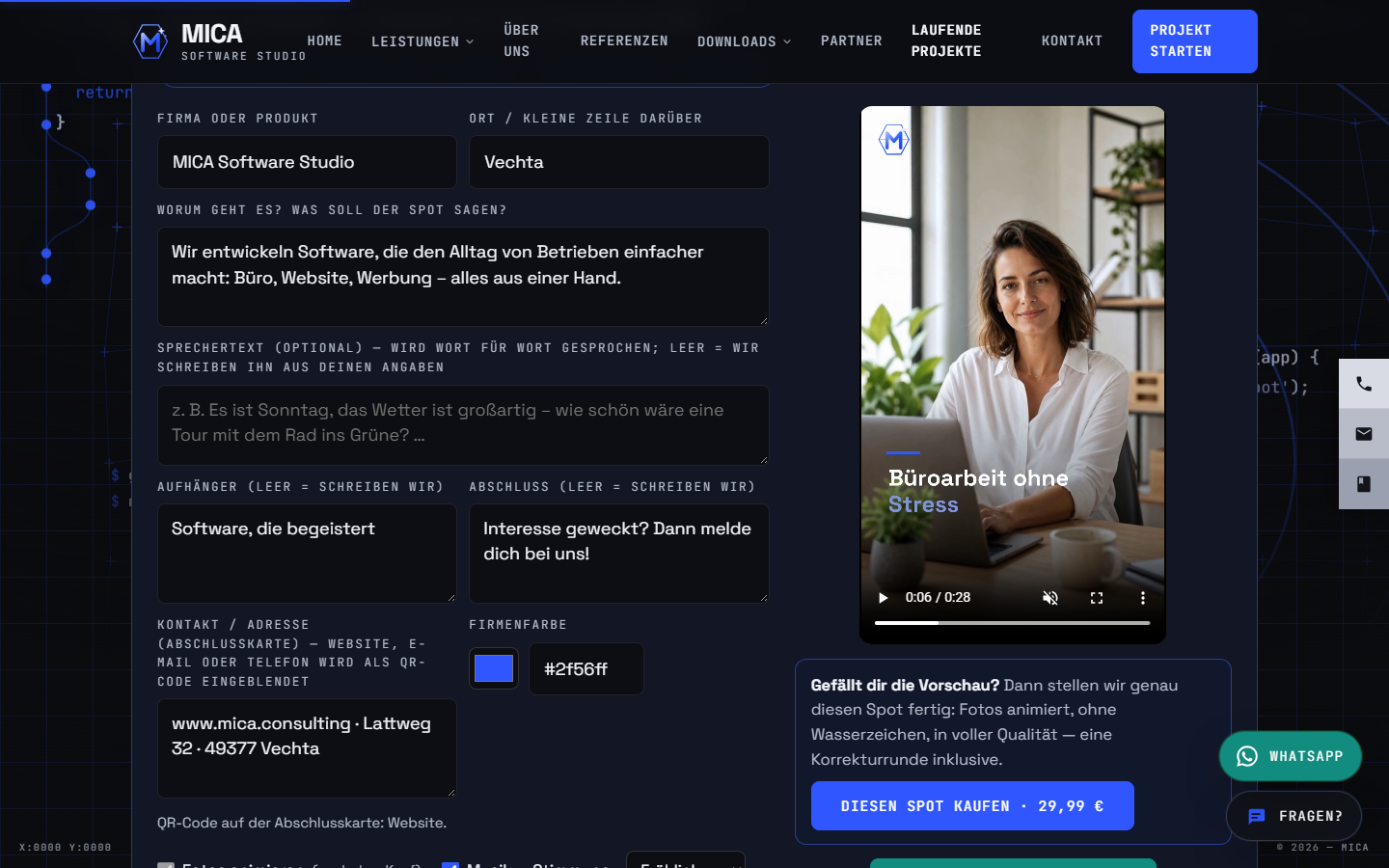 Content Studio Screenshot